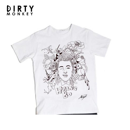 【宁浩星店】坏猴子供销社 心花路放系列主题T恤 黄渤卡通形象-聚星品专营店-爱奇艺商城