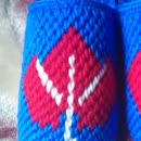 时光编织毛线拖鞋视频草莓钩法第二集-生活